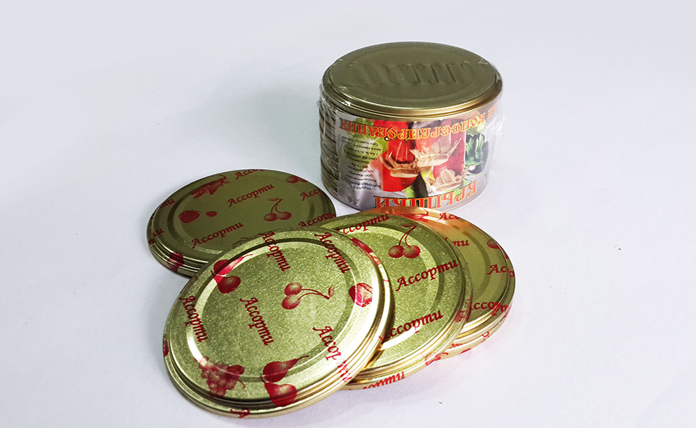 Крышки металлические для стеклянных банок