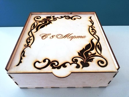 Шкатулка квадратная №5