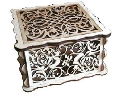 Шкатулка с розами