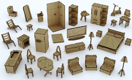 Мебель для домика 