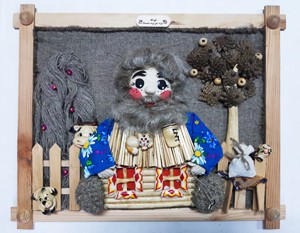 Панно из соленого теста