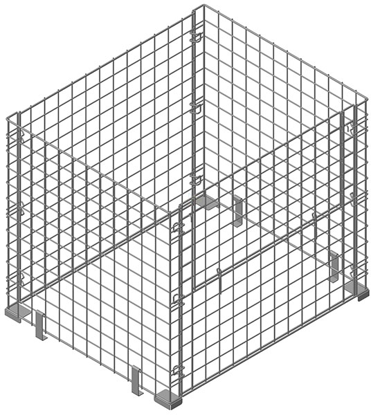 Ограждения сетчатые 1200х1000х1000 (140820-20)