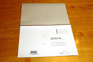 Заготовка скоросшивателя 