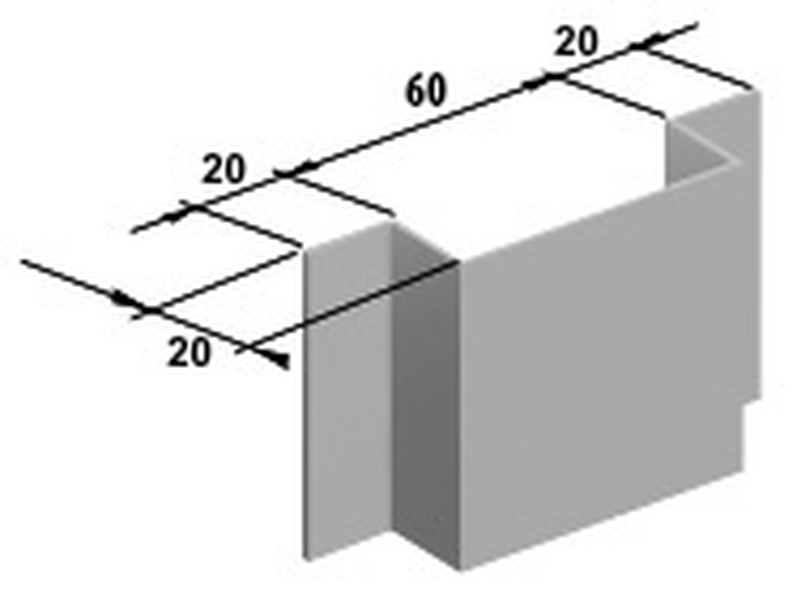 Профиль фасадный омега
