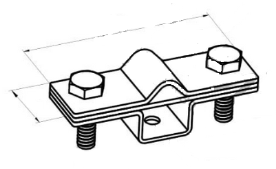 Крепление молниезащиты