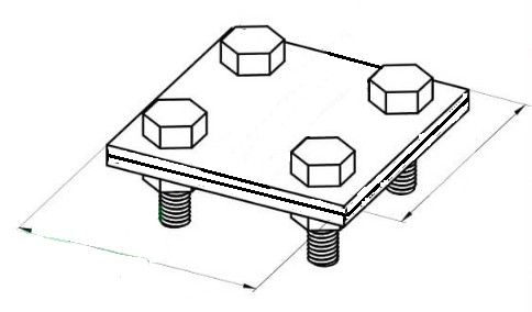 Крепление молниезащиты