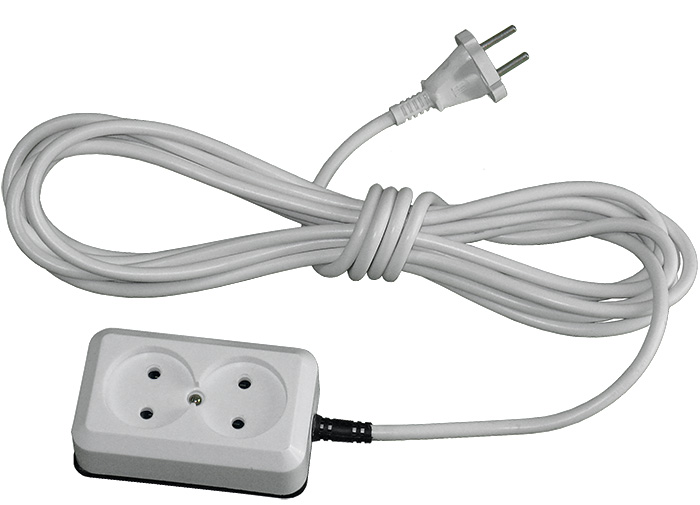 Удлинитель двухместный