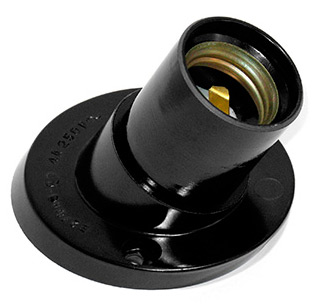 Электропатрон фланцевый настенный