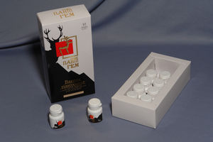 Средство для принятия ванн для мужчин из крови марала (пятнистого оленя) с хвойным концентратом, на 10 ванн