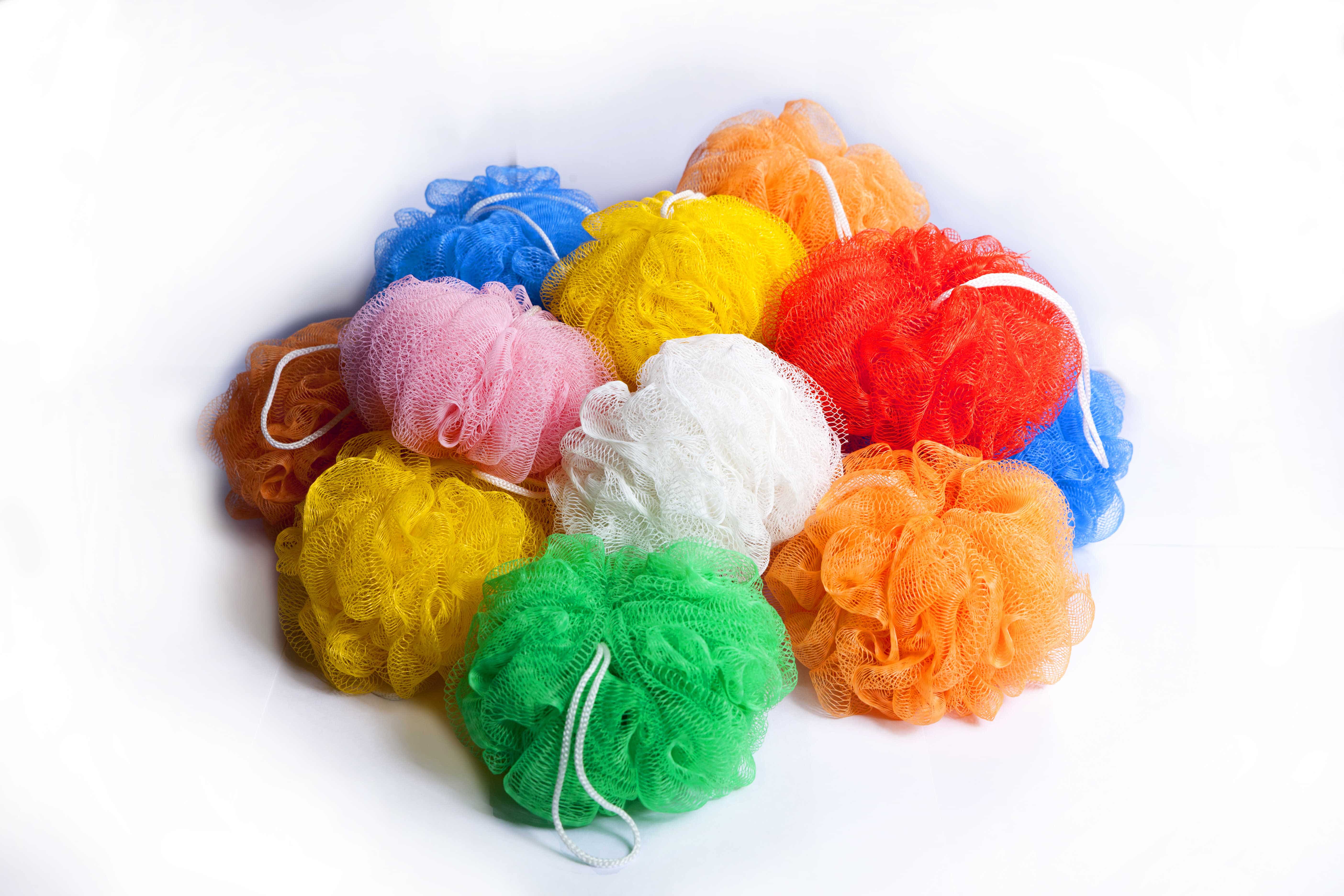 Мочалка для тела "Бантик" в п/п