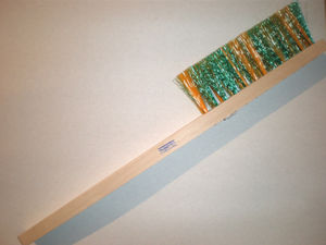 Щетка сметка 3-х рядная  320*25, синтетический ворс