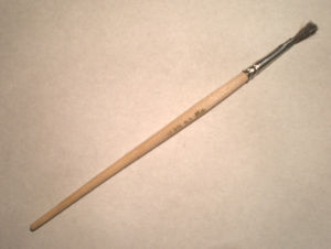 Кисть художественная живописно плоская белка № 8