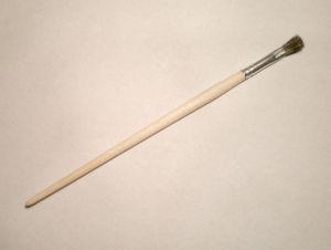 Кисть художественная живописно плоская белка №10