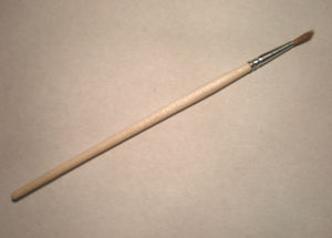 Кисть художественная живописно круглая колонок №1