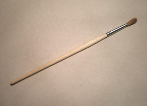 Кисть художественная живописно круглая колонок №4