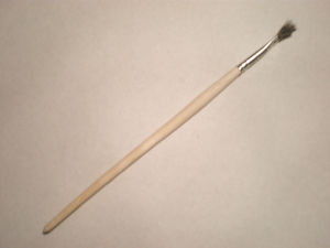 Кисть художественная живописно плоская колонок №6