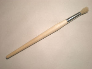 Кисть художественная живописно круглая щетина №7