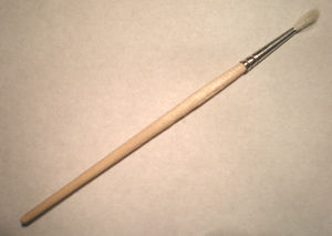 Кисть художественная оформительско круглая коза № 3