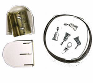 Карниз-струна , длина струны 3,5м, 7м, 10м с металлическими зажимами 60шт.