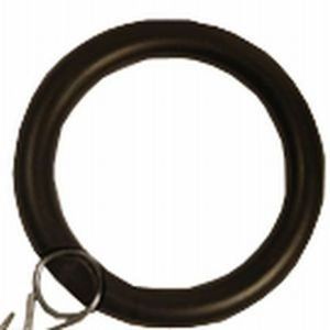 Кольцо пластмассовое для занавесей d-38мм., цвет белый и коричневый