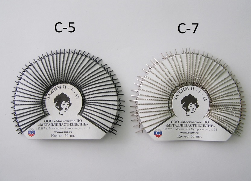 Зажим для волос с замком