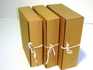 Гофропапка с завязками