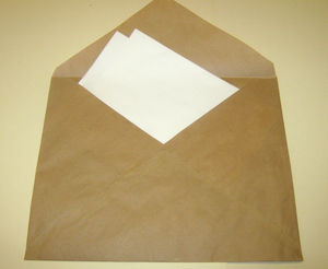 Конверт серый