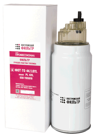Элемент фильтрующий  очистки топлива ФОТ ГО 44.1.011. взаимозаменяемый с PL 420, 050-1105010 - Профессионал -