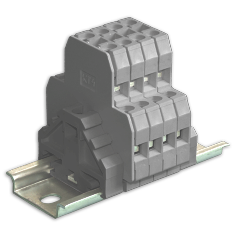 Блок зажимов наборных двухэтажных мостиковых