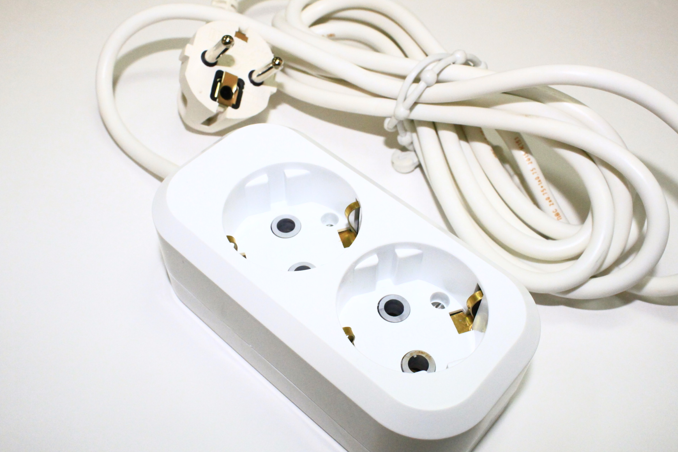 Удлинитель бытовой (2 гнезда)