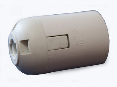 Патрон электроламповый Е27 подвесной с гладким корпусом