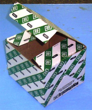 Коробка из микрогофрокартона с флексопечатью