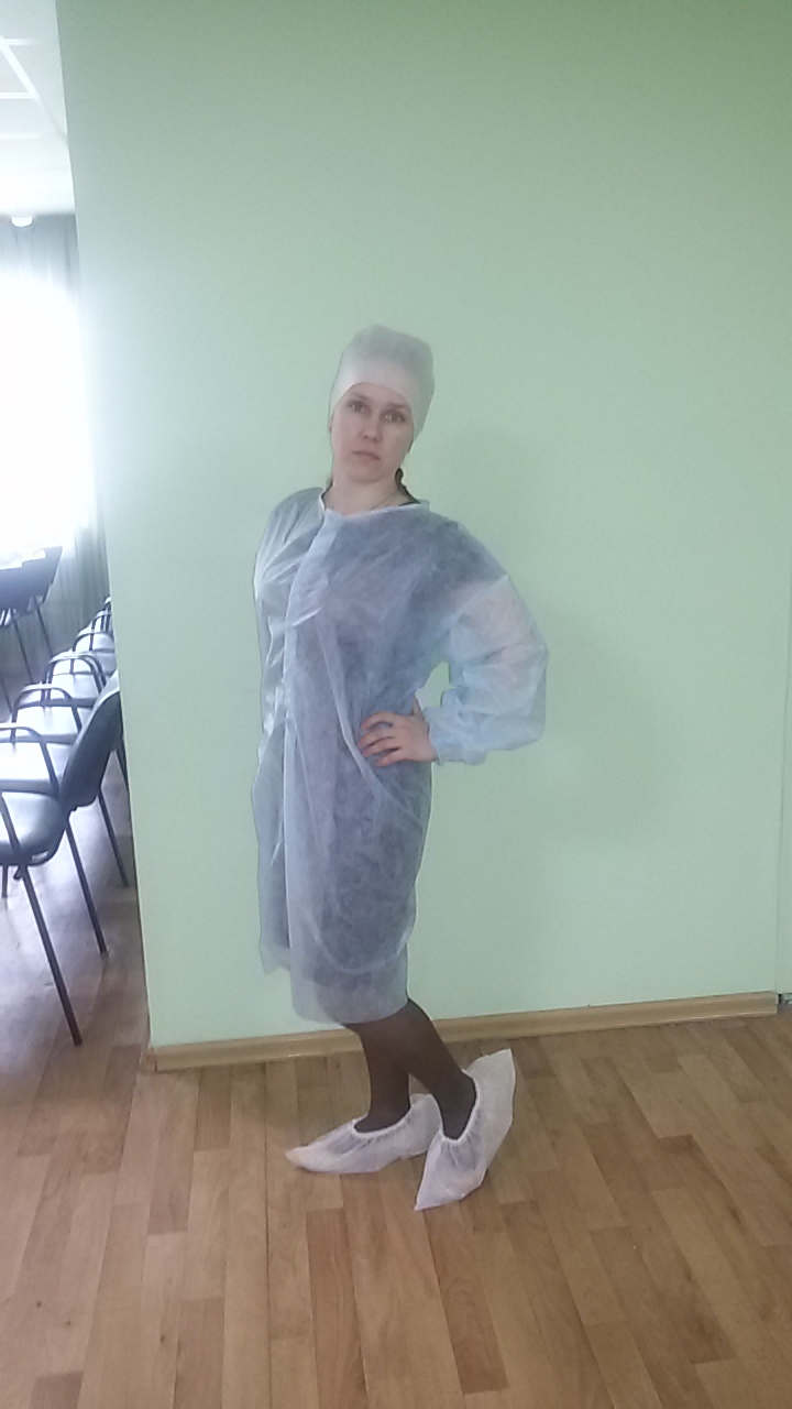 Халат на липучках