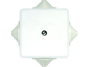 Коробка ответвительная открытой установкой IP44 КОА-002-БК без контактной группы 60х60х42