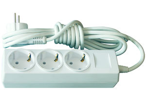 Удлинитель 3-х местный, с заземляющим контактом, 5 метров, У16-198 в индуальной упаковке