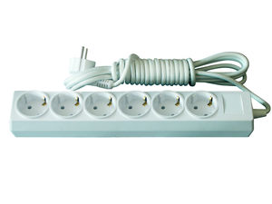 Удлинитель 6-ти местный, с заземляющим контактом, 5 метров, У16-202 в индивидуальной упаковке