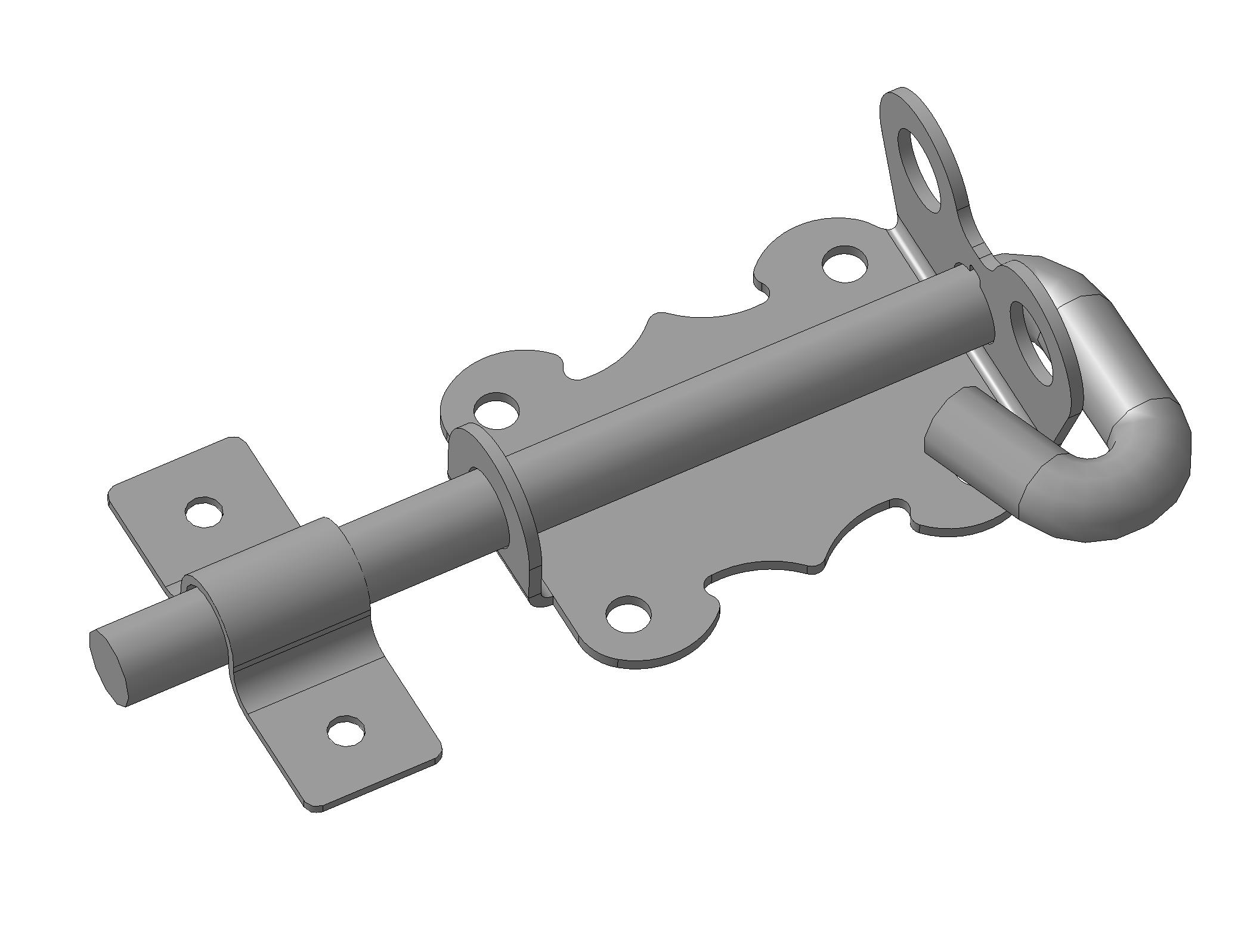 Задвижка накладная ЗН-150 (кор)х30  