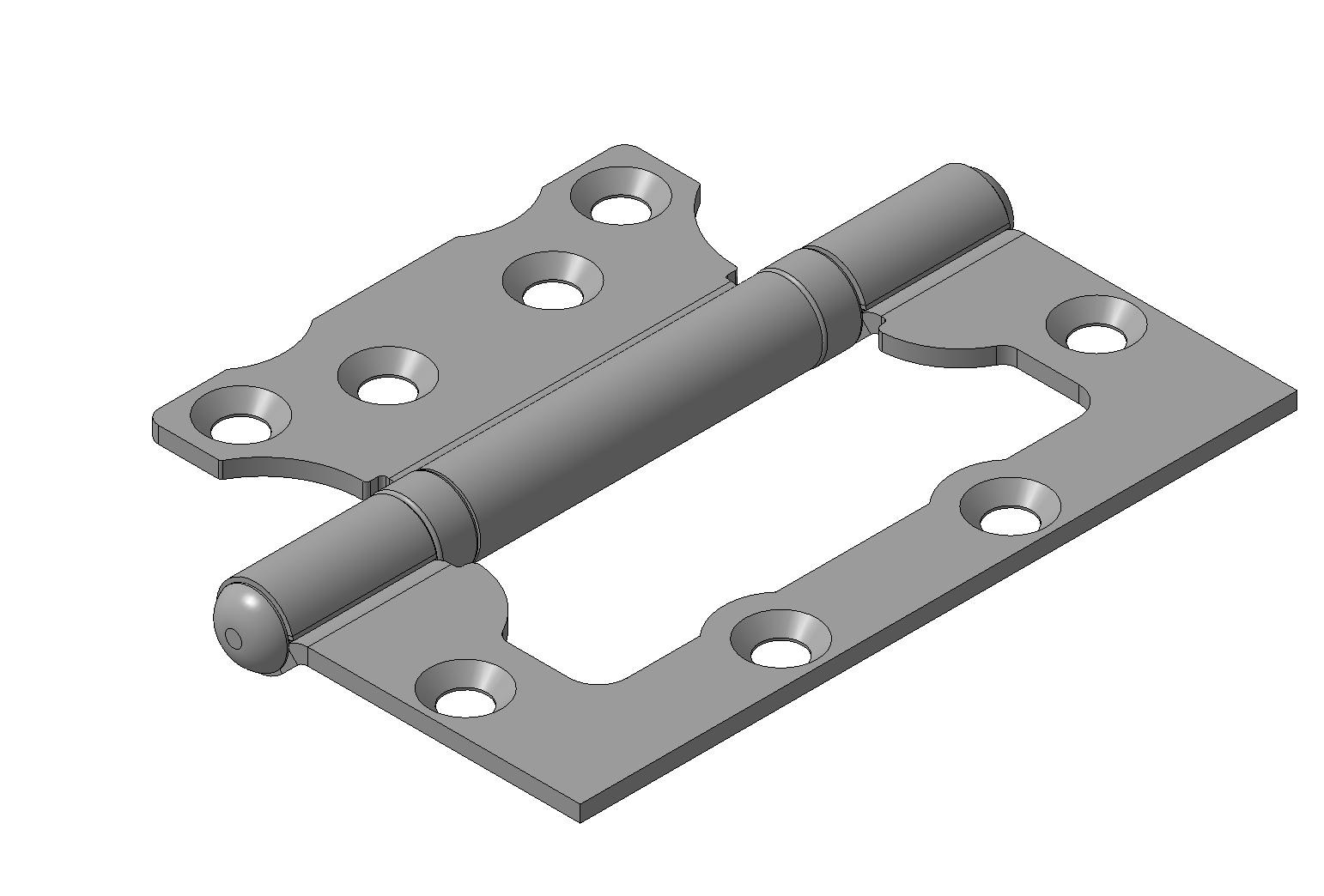 Петля накладная универсальная ПНУ-100(кор)х80   