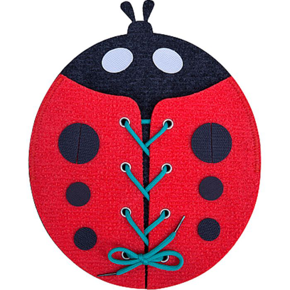 Игра-шнуровка для детей 3+ "Божья коровка"