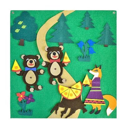 Игра театр-сказка для детей 3+ "Два жадных медвежонка"