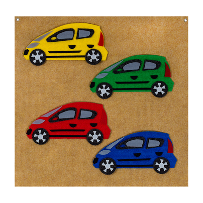 Игра-пособие для детей 3+ "Автомобили"