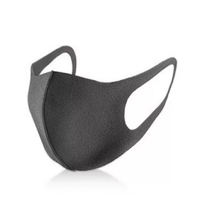Маска многоразовая неопреновая, цвет черный (5 шт.)