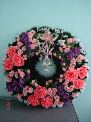Венок ритуальный (в ассортименте)