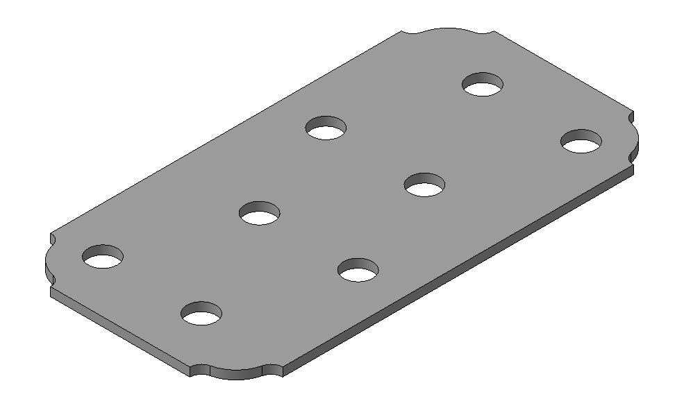 Пластина крепежная ПК 80х40х1,5 (кор)х200  