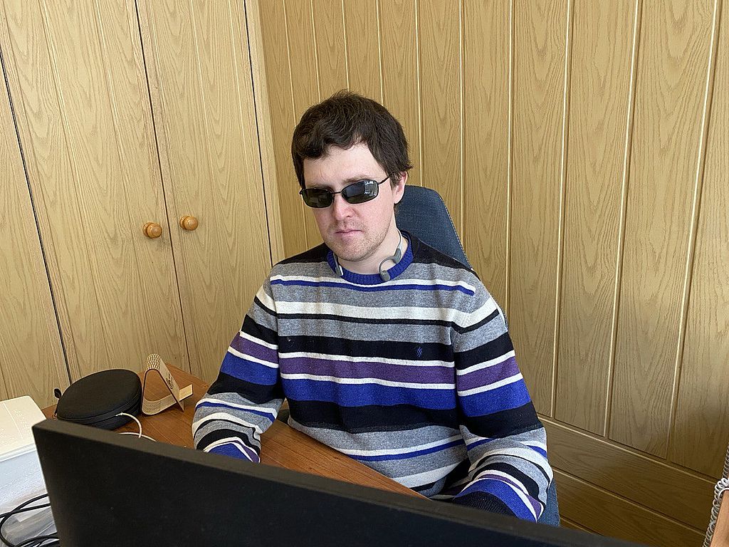 Иван Черенёв за рабочим местом