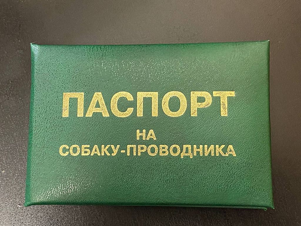 паспорт собаки-проводника